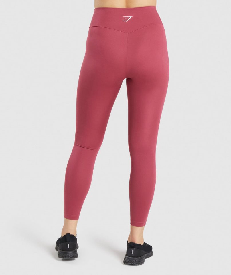 Legginsy Gymshark Treningowe Damskie Różowe | PL 901ZAH